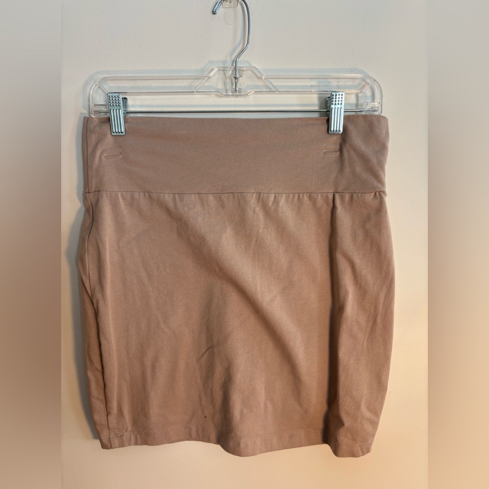 Charlotte Russe Women's Tan miniSkirt